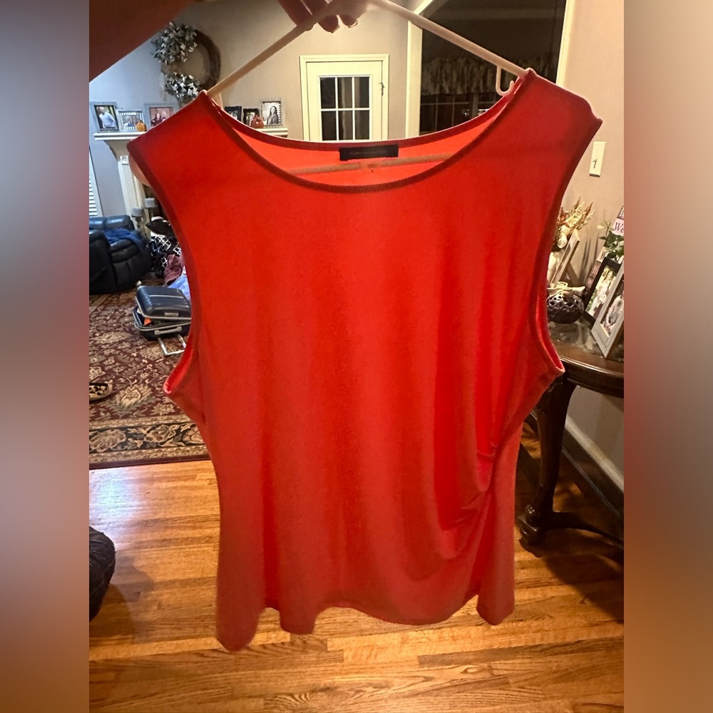 Tommy Hilfiger Womens Sleeveless top XL shirt pink salmon color